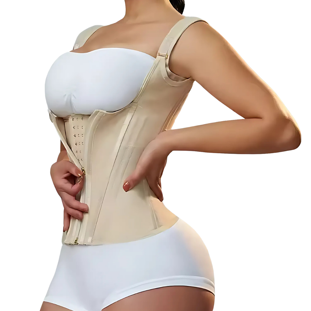 Bea™ Chaleco Faja Cinturilla de Doble Compresión - Colombiana