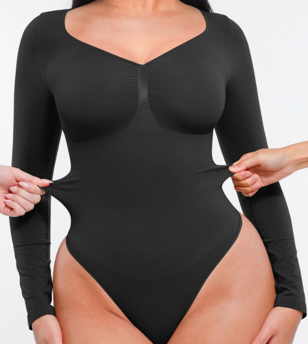 BodySuit Completo™ - Manga Larga, Levanta Caderas y Control Abdomen