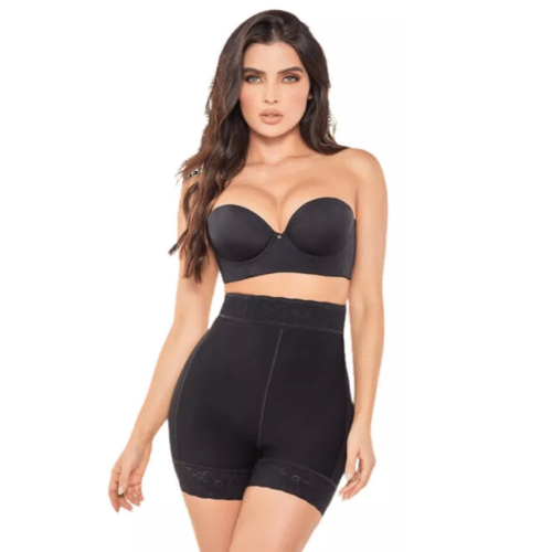 Cesi™ - Short Colombiano con Cremallera Levanta Glúteos, Control Abdomen