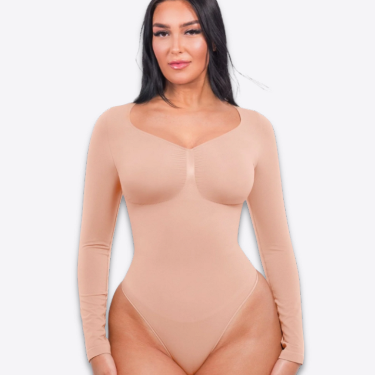 BodySuit Completo™ - Manga Larga, Levanta Caderas y Control Abdomen