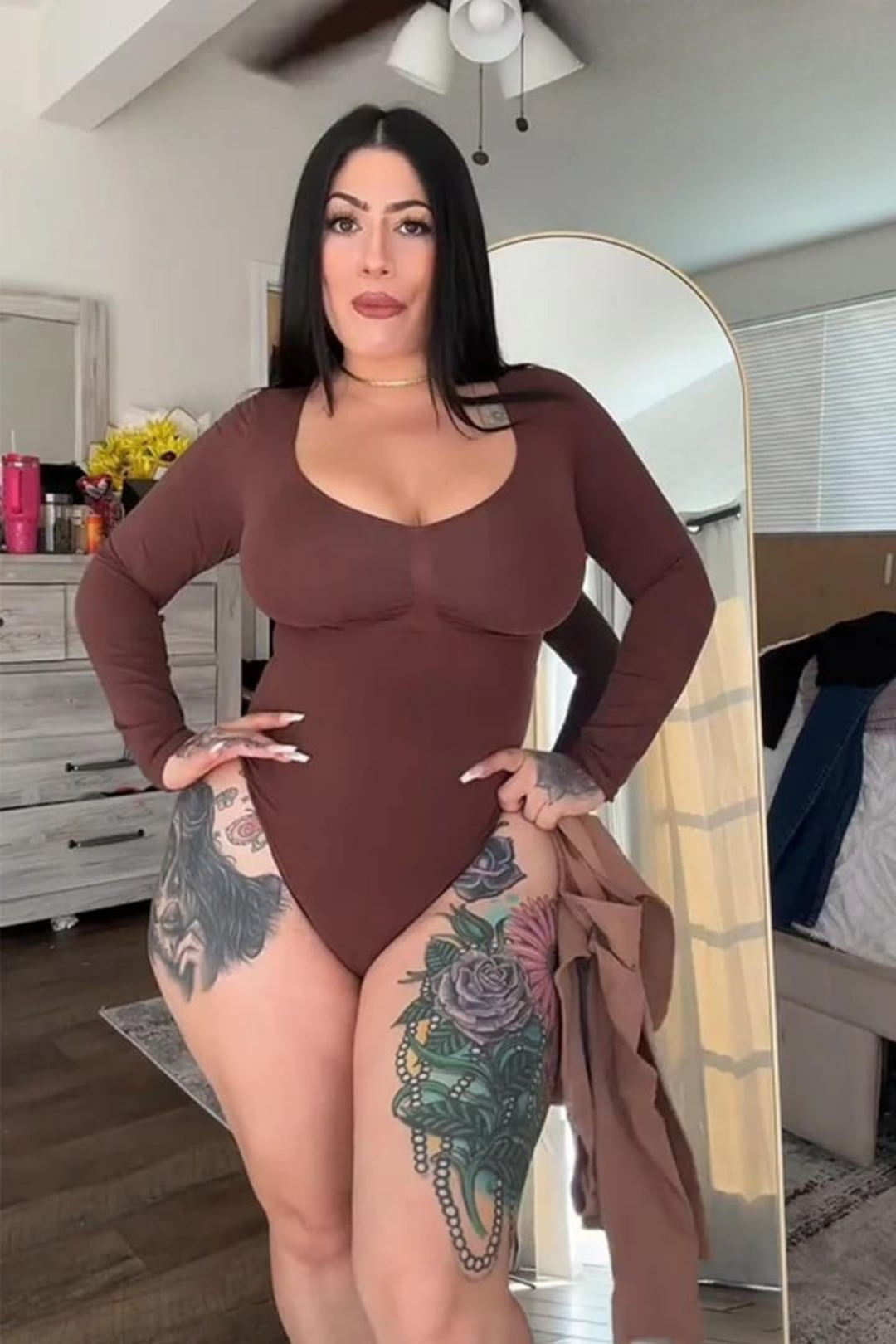 BodySuit Completo™ - Manga Larga, Levanta Caderas y Control Abdomen