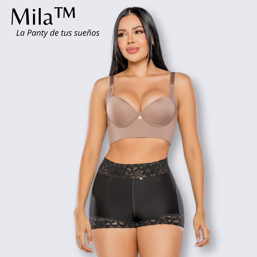 Mila™ - Panty Levanta Glúteos de Alta Compresión Abdominal