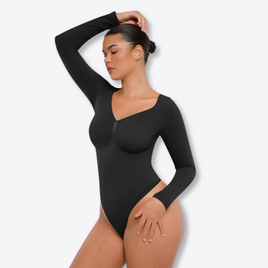 BodySuit Completo™ - Manga Larga, Levanta Caderas y Control Abdomen